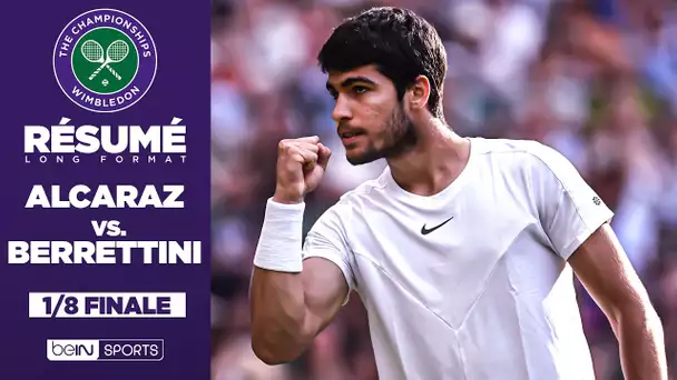 Résumé - Wimbledon : Carlos Alcaraz VS Matteo Berrettini