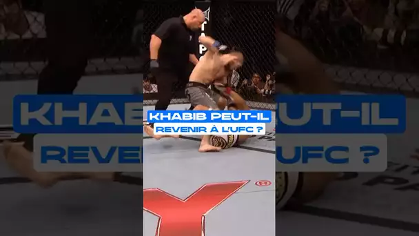 L’offre colossale refusée par Khabib pour revenir à l’UFC