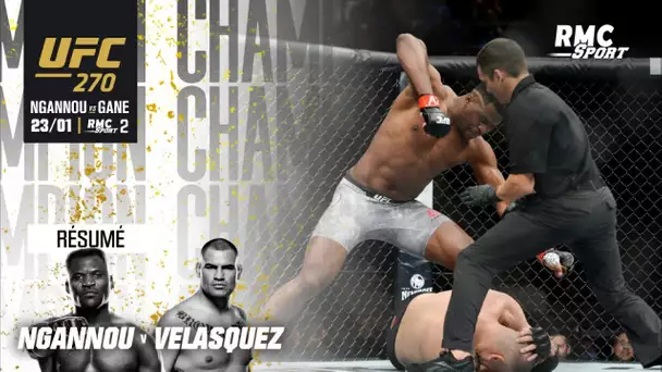UFC : l'énorme KO en 25" de Ngannou 🇨🇲 sur Velasquez #NGANNOUGANERMC