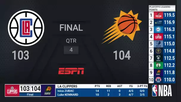 Clippers @ Suns WCF Game 2 | NBA Playoffs on ESPN Live Scoreboard