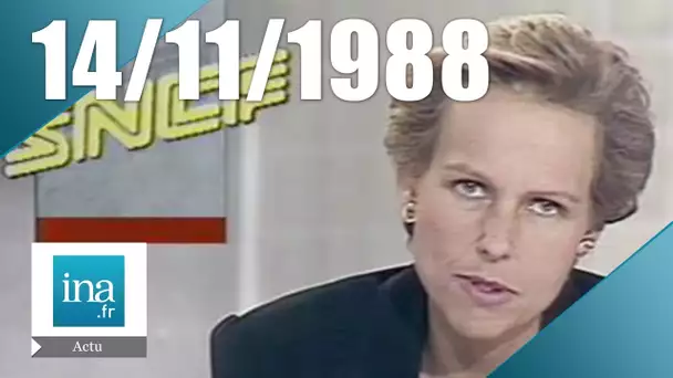 20h Antenne 2 du 14 novembre 1988 - Grèves en France | Archive INA
