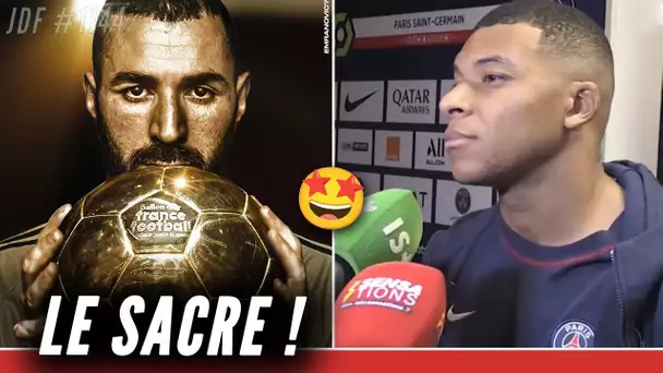 BALLON d'OR : jour de sacre pour BENZEMA ! PSG : la grosse mise au point de Kylian MBAPPÉ...