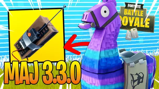 NOUVELLE MAJ 3.3.0 ! C4, COFFRE LAMA, MODE BLITZ ! (Fortnite Battle Royale)