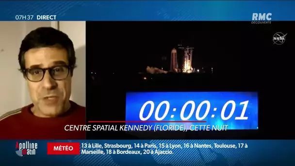 Space X a envoyé quatre astronautes en direction de la Station Spatiale