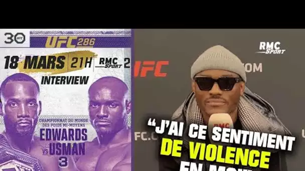 UFC 286 / EXCLU : ITW Kamaru Usman "Je vais mettre Edwards KO, vous pouvez en être sûrs"