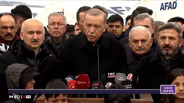 Erdogan: "Les secours ne vont pas aussi vite qu´espéré"