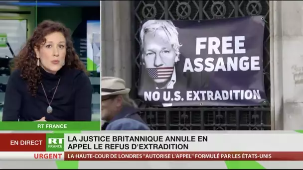Annulation du refus d’extrader Assange par la justice 🇬🇧 : «Une décision extrêmement surprenante»