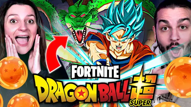 GOKU A TROUVE SHERON AVEC LES 7 DRAGON BALL ! DRAGON BALL MAP ADVENTURE ISLAND FORTNITE