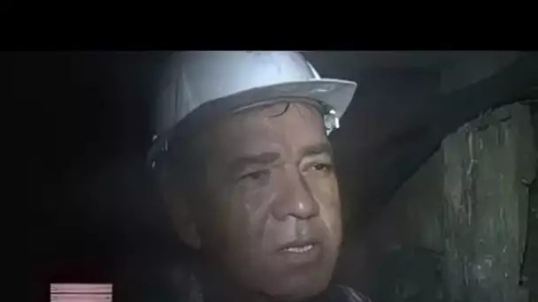 L'extraction des émeraudes dans une mine de Muzo en Colombie