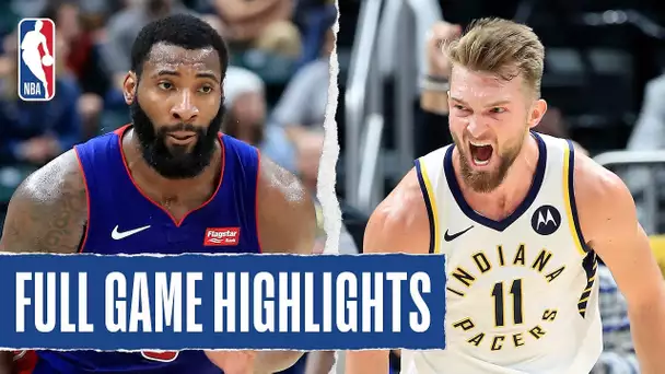 PISTONS at PACERS | FULL GAME HIGHLIGHTS | October 23, 2019