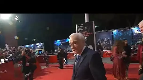 Martin Scorsese présente "The Irishman" à Rome