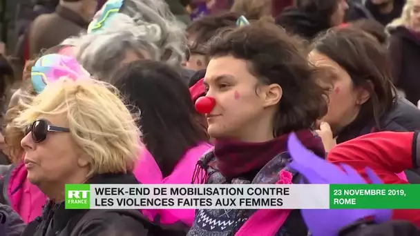 Week-end de mobilisation en Europe contre les violences faites aux femmes