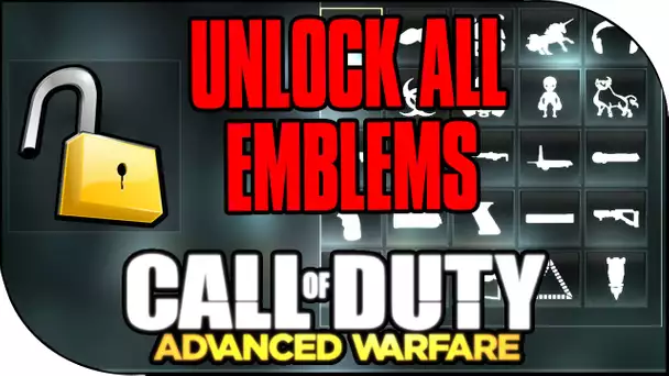 COD Advanced Warfare : Débloquer tous les emblèmes de l&#039;éditeur ! ( AW Glitch )