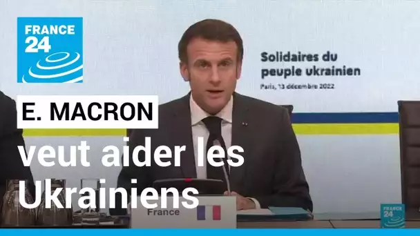 REPLAY - Emmanuel Macron veut aider les Ukrainiens "à résister pendant cet hiver" • FRANCE 24