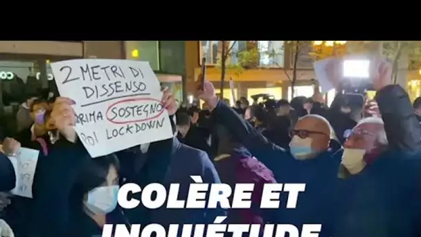 En Italie, de nouvelles manifs dégénèrent contre les restrictions face au Covid-19