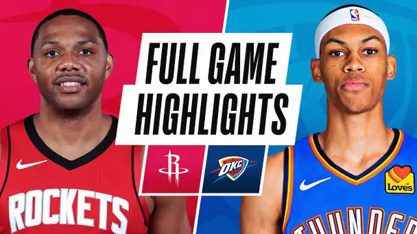 ROCKETS at THUNDER | FULL GAME HIGHLIGHTS | February 3, 2021