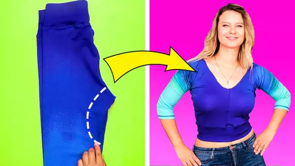 22 ASTUCES DIY DE VÊTEMENTS ET DE MODE QUE TU DEVRAIS ESSAYER