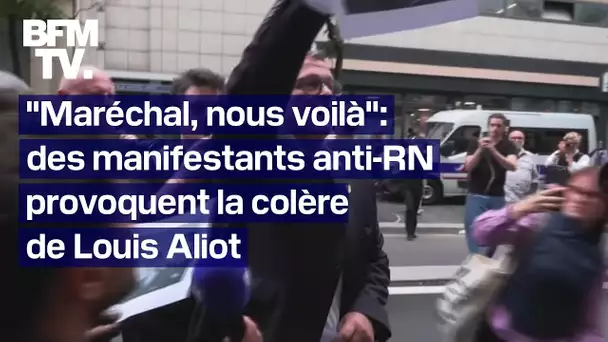 "Maréchal, nous voilà": des manifestants anti-RN provoquent la colère de Louis Aliot