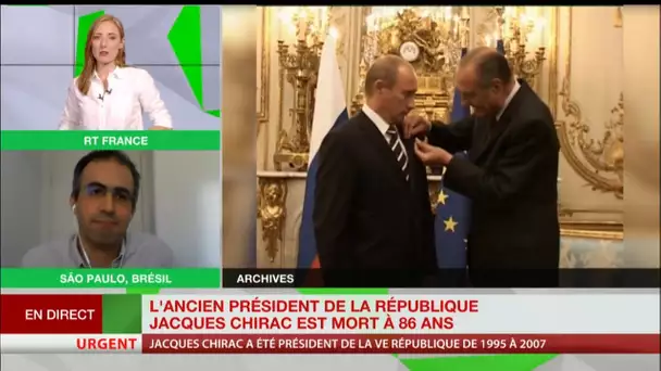 Décès de Jacques Chirac : «Il regardait la Russie comme la grande Russie»