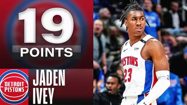 No. 5 Pick Jaden Ivey Shines In NBA Debut