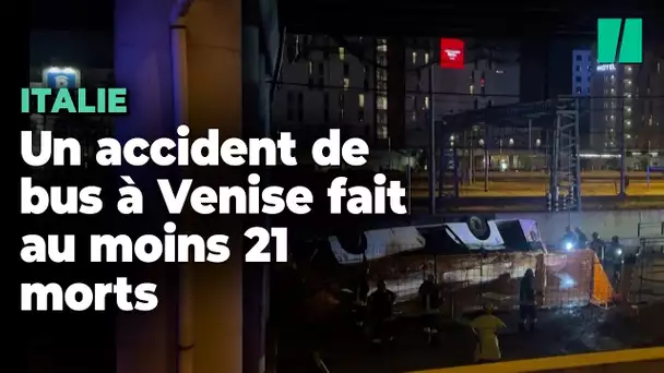 Un accident de bus à Venise fait au moins 21 morts