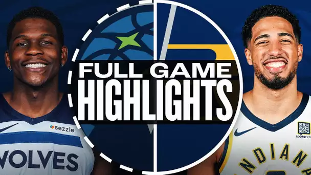 TIMBERWOLVES at PACERS | FULL GAME HIGHLIGHTS | March 24, 2025