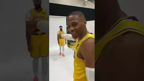 Inside Look At Lakers #NBAMediaDay 👀 | #Shorts