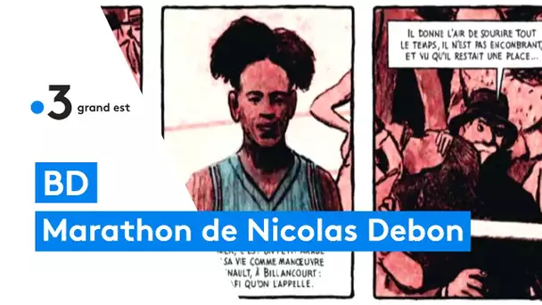 BD : Nicolas Debon sort un nouveau roman graphique "Marathon"