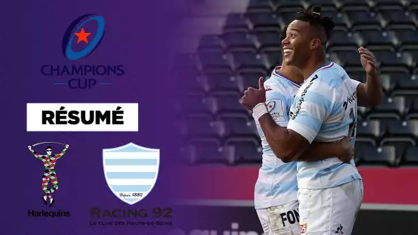 Résumé : Le Racing 92 torpille les Harlequins !