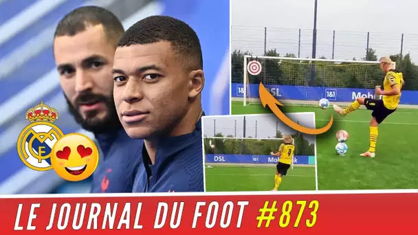 REAL : BENZEMA poursuit l'opération séduction avec MBAPPÉ ! La vidéo BUZZ d'HAALAND : FAKE ?