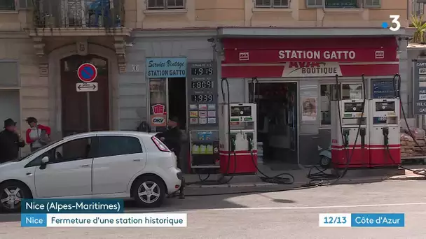 La station-service Gatto ferme ses portes dans le quartier du port de Nice, la fin d'une institution