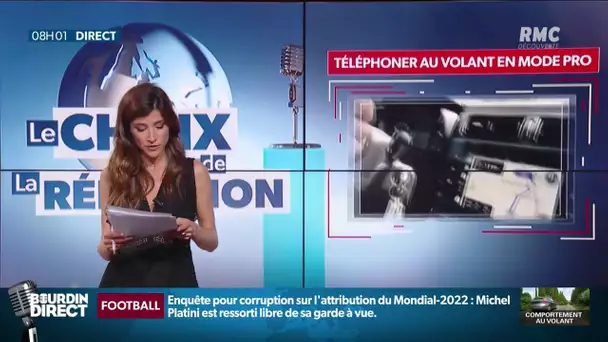 Téléphone au volant: "C'est un deuxième bureau"