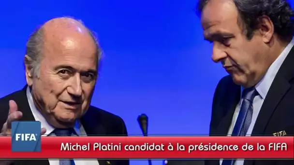 Michel Platini candidat à la présidence de la FIFA