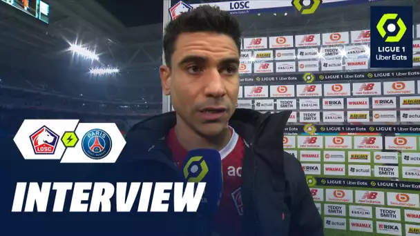 Interview de fin de match : LOSC LILLE - PARIS SAINT-GERMAIN (1-1)  / 2023/2024