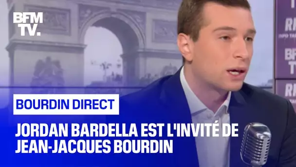 Jordan Bardella face à Jean-Jacques Bourdin en direct