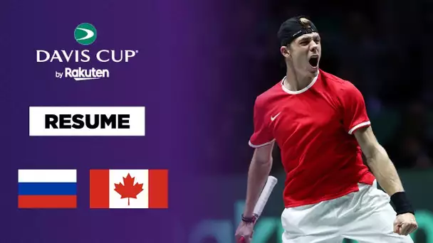 Coupe Davis : Shapovalov relance le Canada face à la Russie