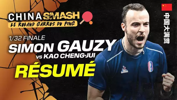 Résumé WTT CHINA : Un spectacle à la Gauzy (1/32 de finale)