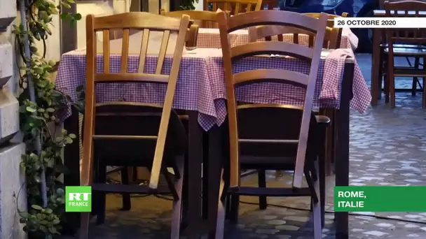 Covid : les propriétaires des restaurants en colère après les nouvelles restrictions à Rome