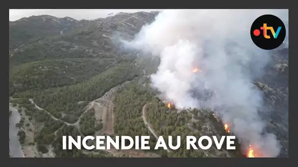 Incendie au Rove : 150 personnes évacuées, 75 hectares brûlés