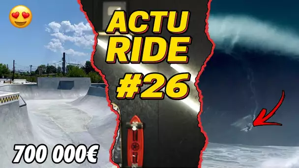 ACTU RIDE #26 : Nouveau skatepark de 1800m², Nyjah Huston de retour, parkour, surf et skate !