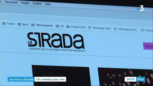Faute de spectacles, le  journal culturel gratuit La Strada n'est pas publié
