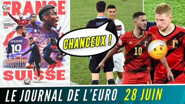 FRANCE-SUISSE : quelle compo pour les BLEUS ? RONALDO ne digère pas, HAZARD et DE BRUYNE blessés !