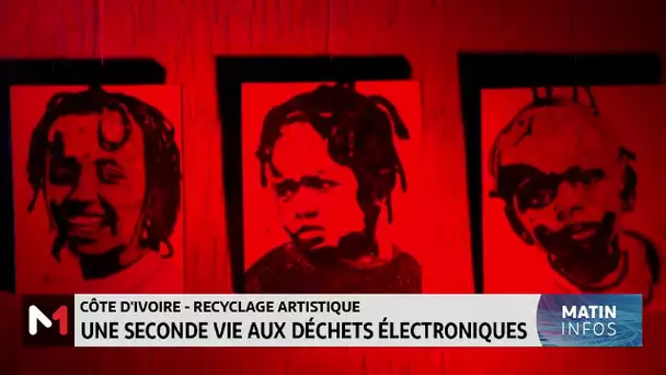 Un artiste ivoirien transforme les déchets électroniques en œuvres d´art