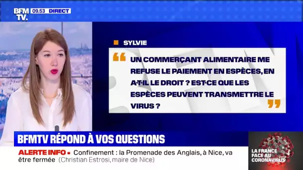 Est-ce que les espèces peuvent transmettre le coronavirus? BFMTV répond à vos questions