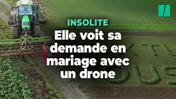 Cet agriculteur du Nord a sorti les grands moyens pour sa demande en mariage