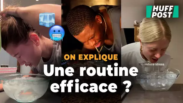 Plonger sa tête dans l’eau glacée comme le font les influenceurs a-t-il un intérêt pour la peau ?