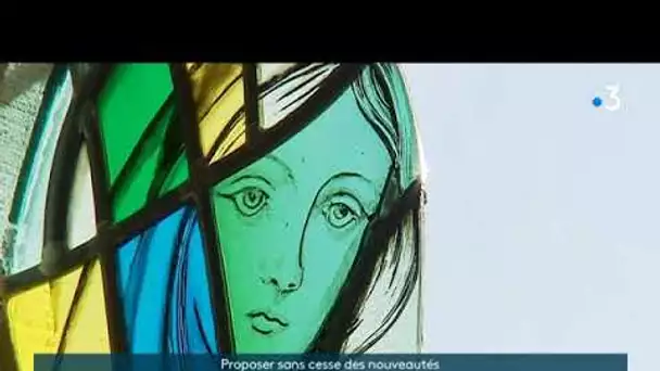 Verrier d'art, de père en fils à Hagenbach (68)