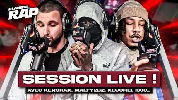 SESSION FREESTYLE avec Kerchak, Malty2bz, Keuchei, Sicario78, i300... #PlanèteRap