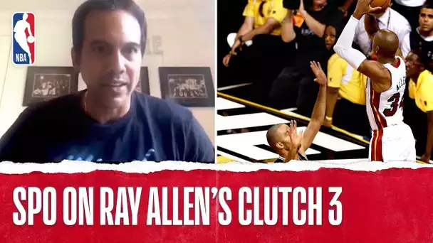 Spoelstra On Ray Allen's Clutch 3 In Game 6 Of The 2013 NBA Finals.
