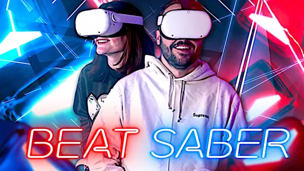 ON JOUE AU MEILLEUR JEU DE RYTHME EN VR ! BEAT SABER VR OCULUS META QUEST 2